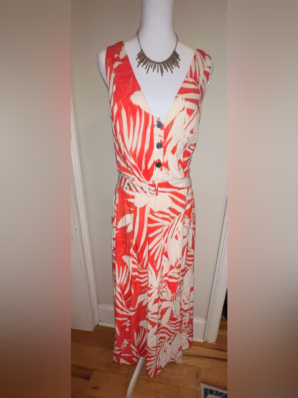 DKNY V-Neck sleeveless dress.  New with Tags. Size: 14. Retail: $139. Ask: $89.